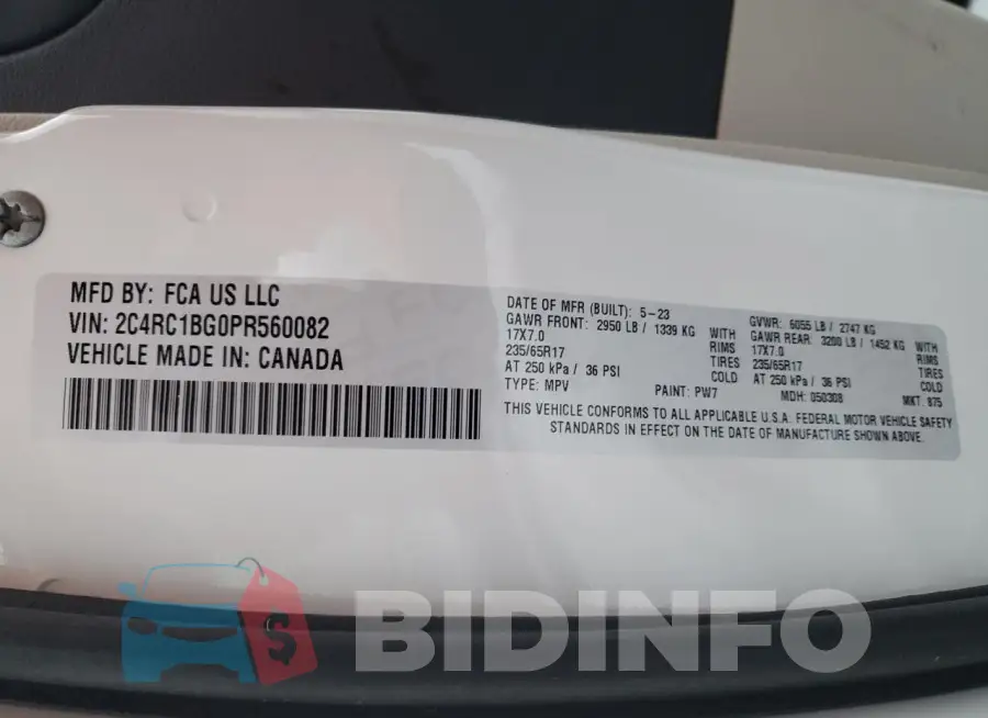 2C4RC1BG0PR560082 Photo# 13