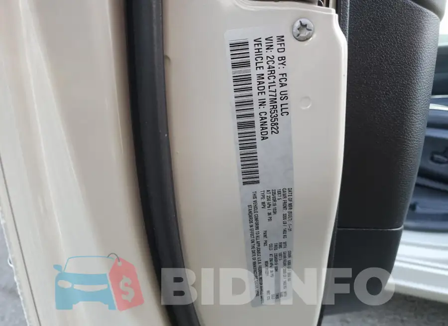 2C4RC1L77MR535822 Photo# 12