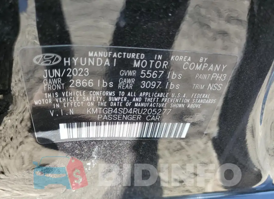 KMTGB4SD4RU205277 Photo# 13
