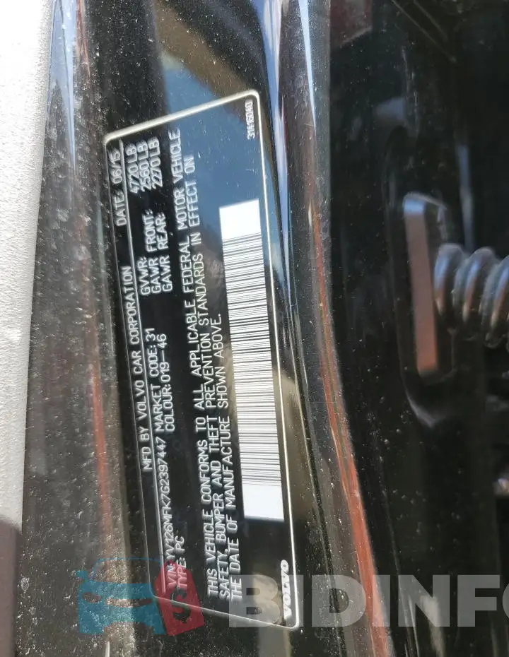 YV126MFK7G2397447 Photo# 12