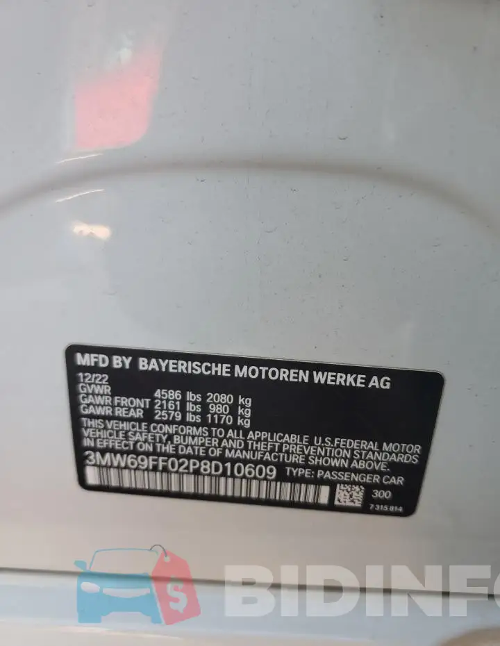 3MW69FF02P8D10609 Photo# 12