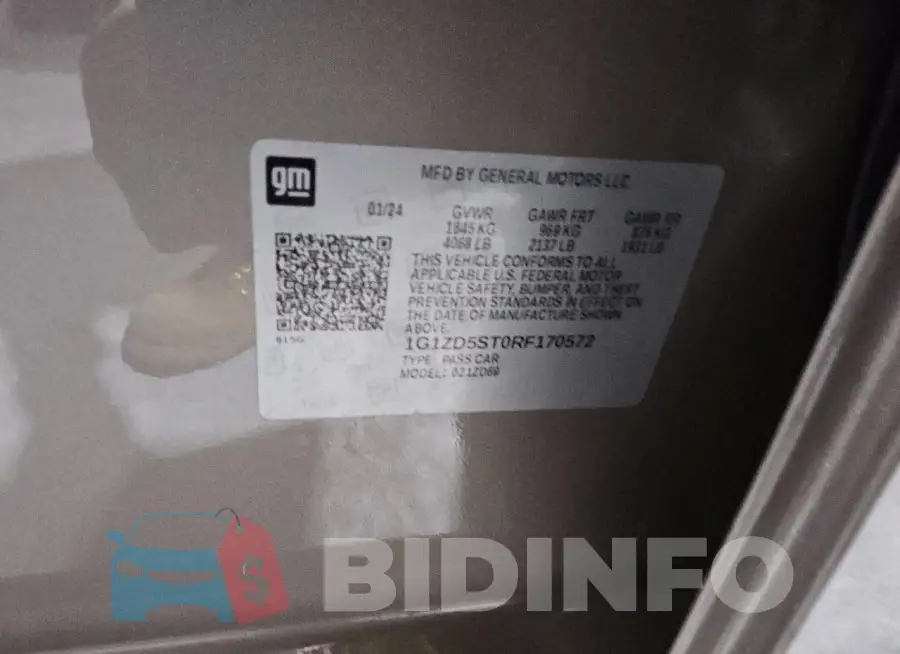 1G1ZD5ST0RF170572 Photo# 13