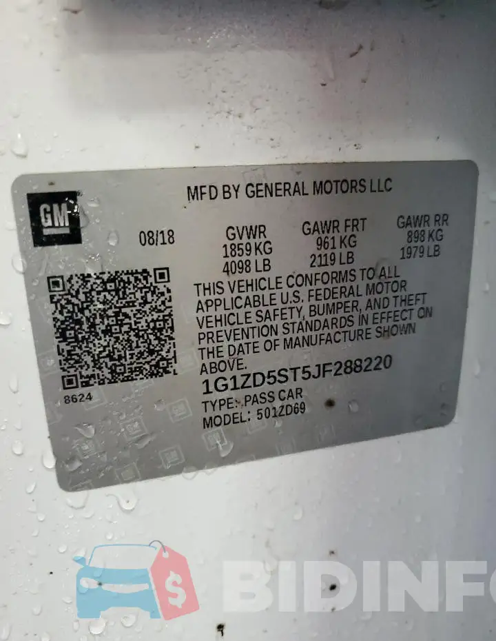 1G1ZD5ST5JF288220 Photo# 12