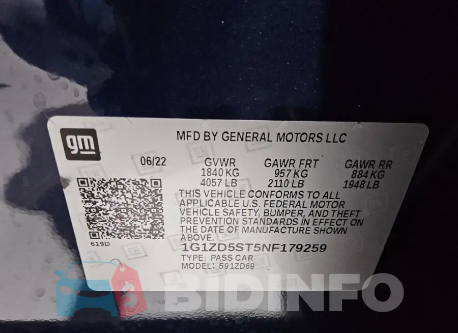 1G1ZD5ST5NF179259 Photo# 12