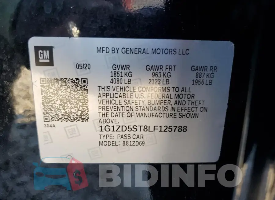 1G1ZD5ST8LF125788 Photo# 12