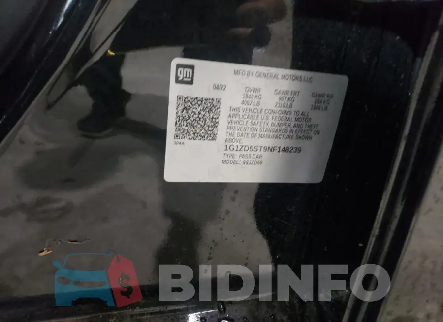 1G1ZD5ST9NF148239 Photo# 13