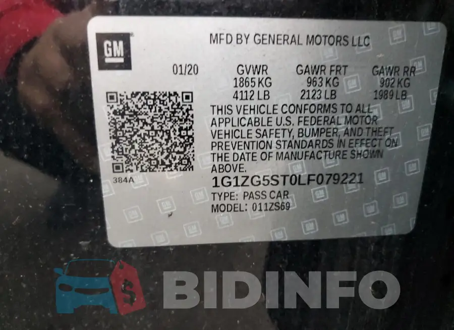 1G1ZG5ST0LF079221 Photo# 12