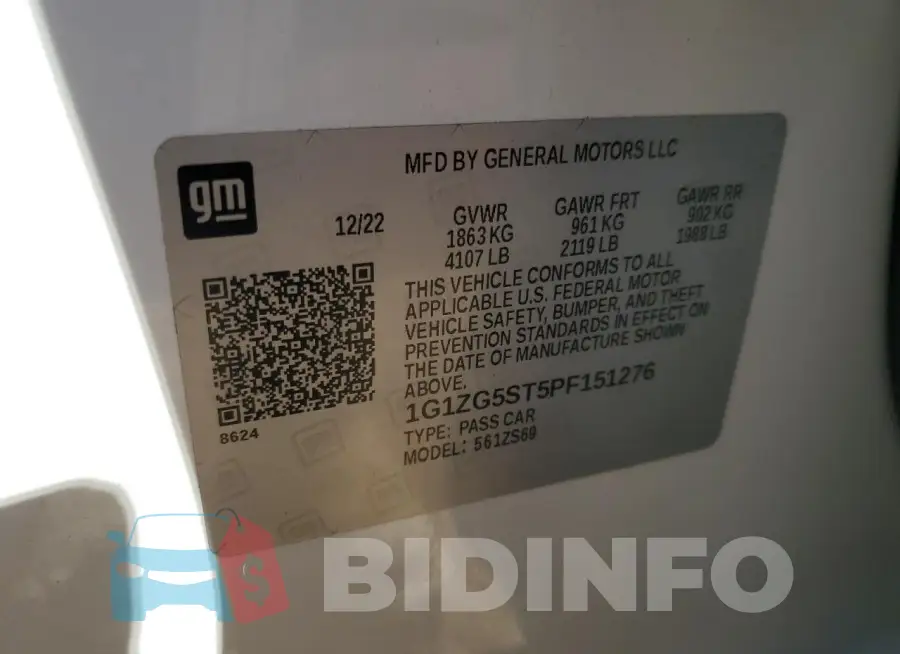 1G1ZG5ST5PF151276 Photo# 12