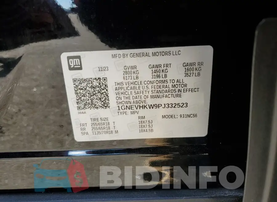 1GNEVHKW9PJ332523 Photo# 13