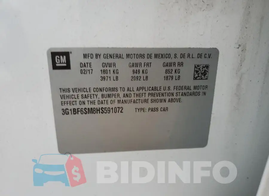 3G1BF6SM8HS591072 Photo# 12