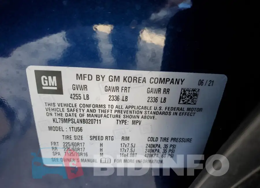 KL79MPSL4NB020711 Photo# 12