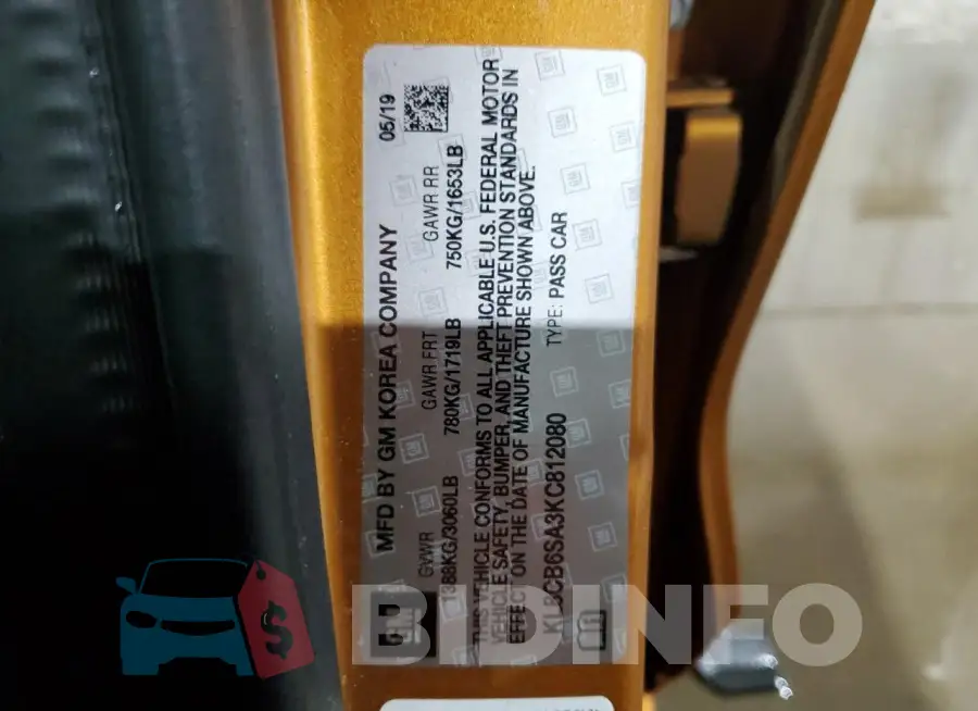 KL8CB6SA3KC812080 Photo# 13