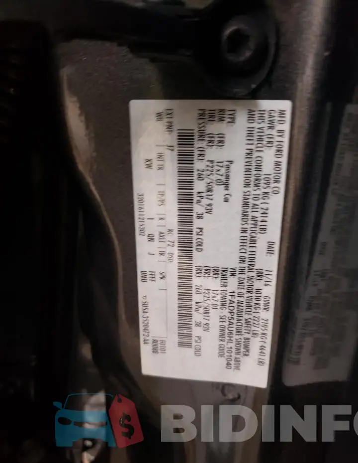 1FADP5AU6HL101040 Photo# 12