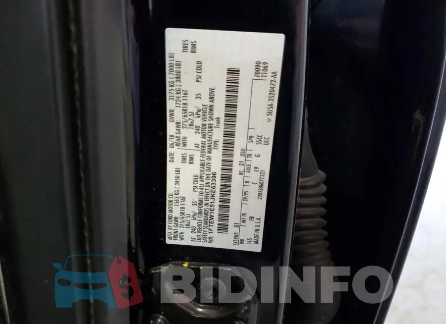 1FTEW1E51JKE63396 Photo# 12