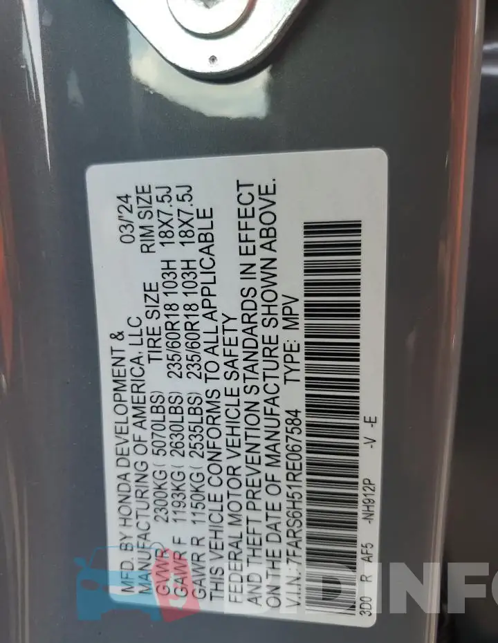 7FARS6H51RE067584 Photo# 13