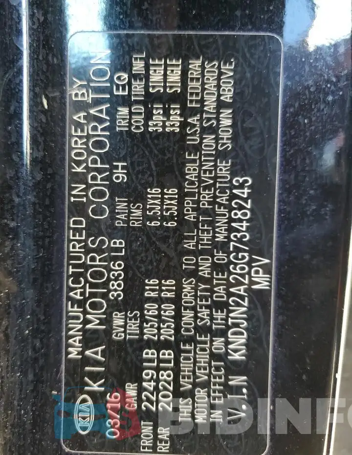 KNDJN2A26G7348243 Photo# 12