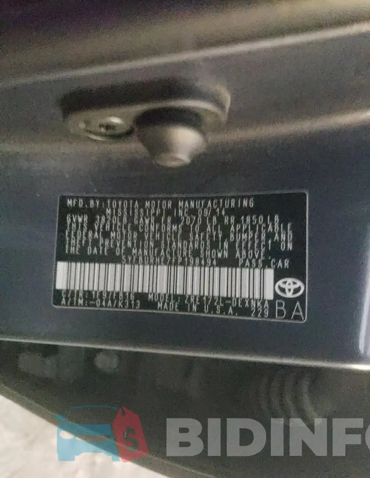 5YFBURHE7FP198494 Photo# 12