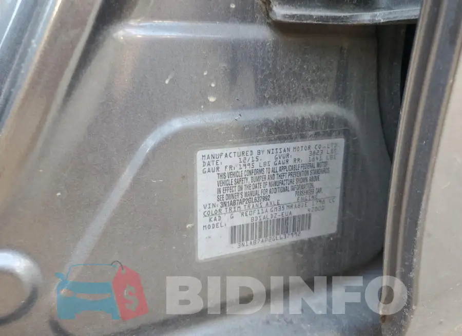 3N1AB7AP2GL637992 Photo# 12