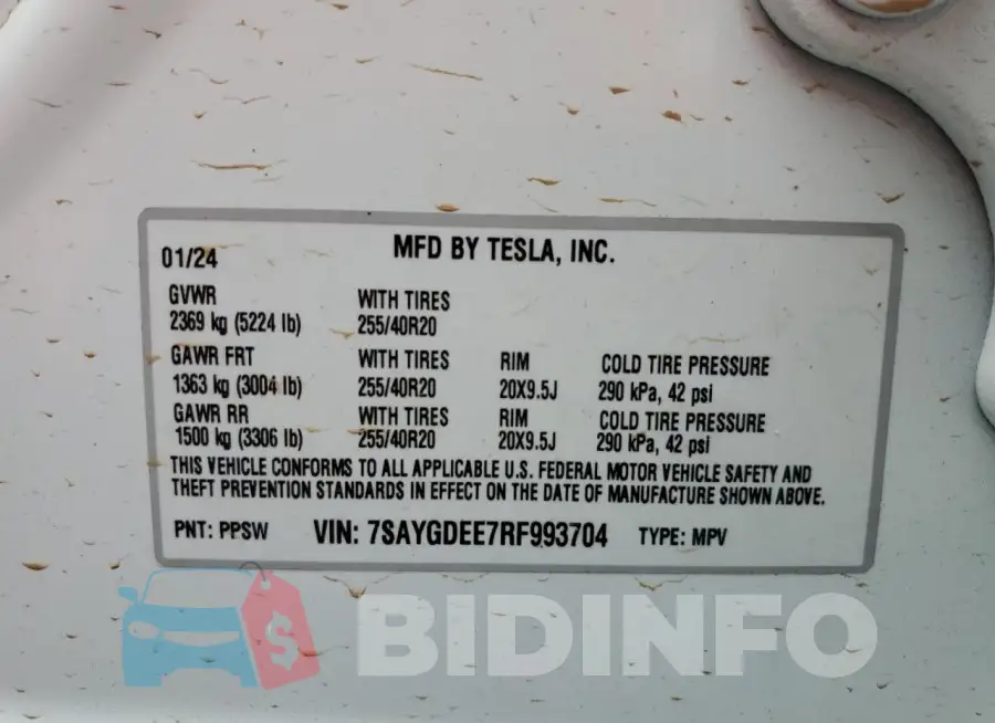 7SAYGDEE7RF993704 Photo# 14