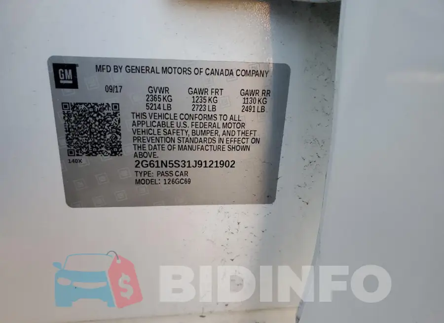 2G61N5S31J9121902 Photo# 12