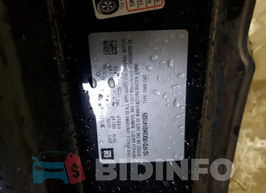 1G1FD1RX5H0141929 Photo# 13
