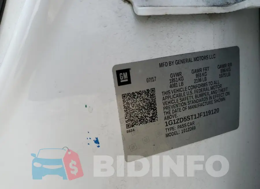 1G1ZD5ST1JF119120 Photo# 13
