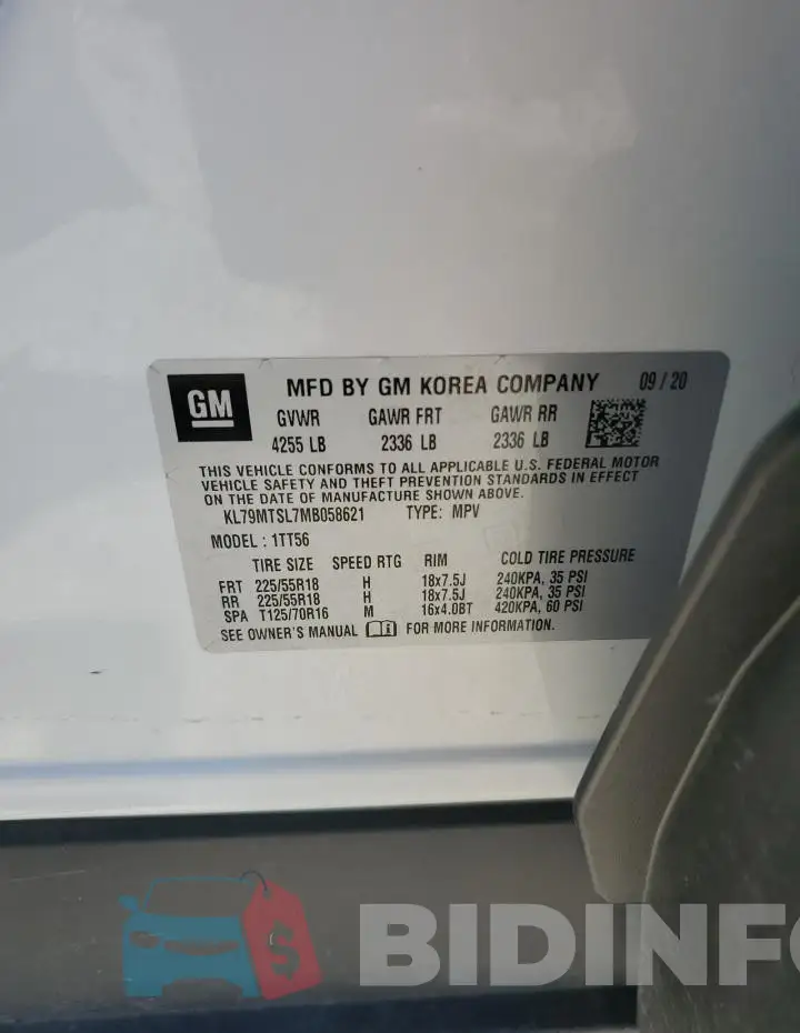KL79MTSL7MB058621 Photo# 12