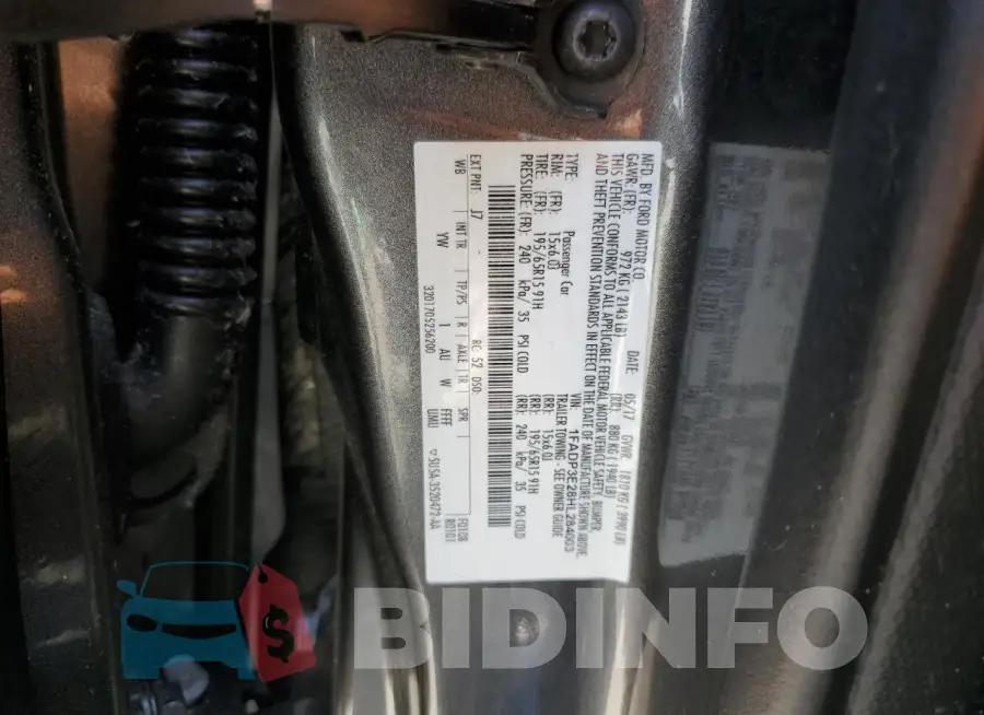 1FADP3E28HL284003 Photo# 12