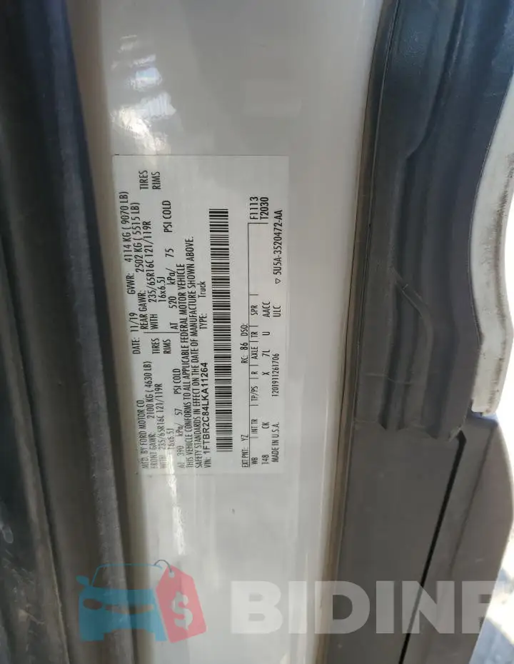 1FTBR2C84LKA11264 Photo# 14