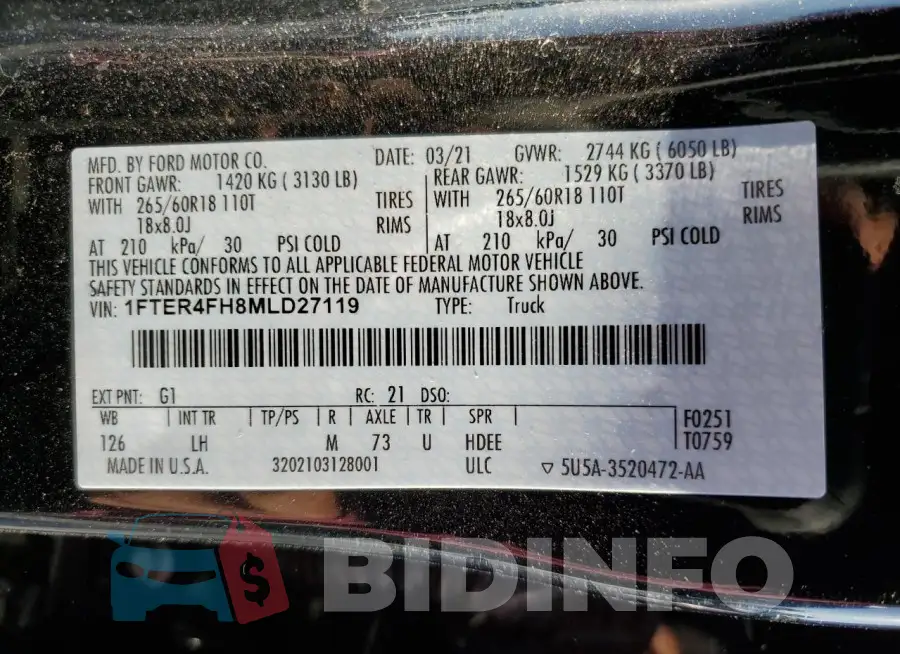 1FTER4FH8MLD27119 Photo# 13