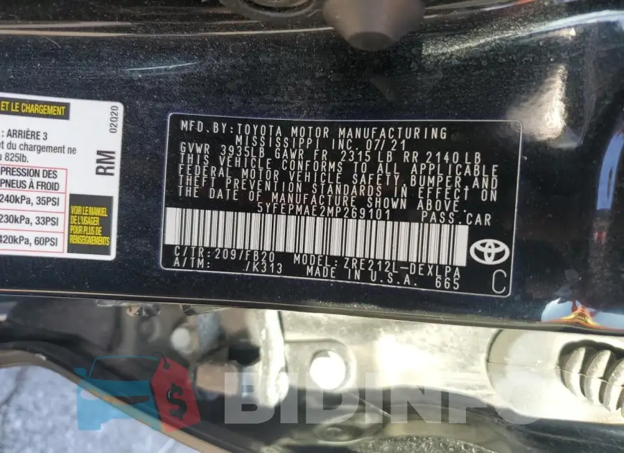 5YFEPMAE2MP269101 Photo# 12