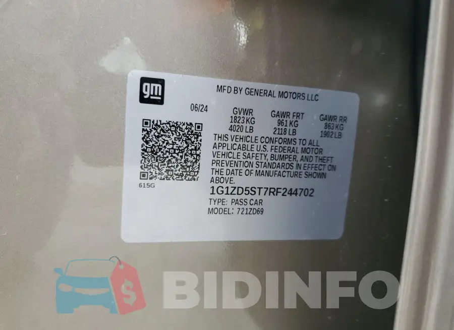 1G1ZD5ST7RF244702 Photo# 13