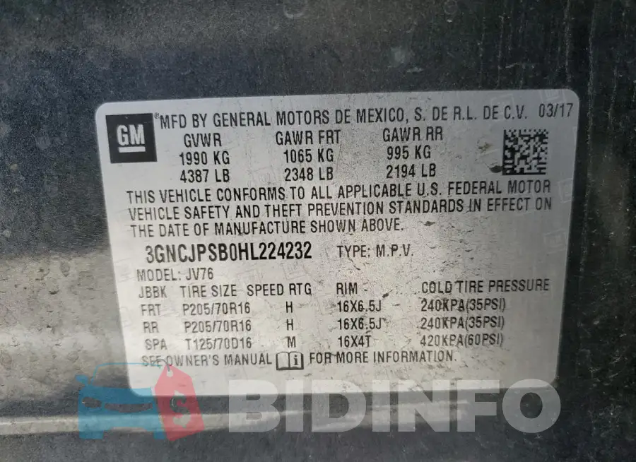 3GNCJPSB0HL224232 Photo# 14