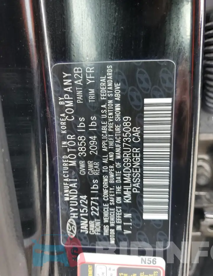 KMHLM4DG9RU735089 Photo# 13