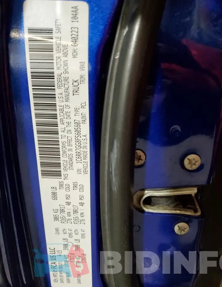 1C6RR7GG8FS605607 Photo# 13