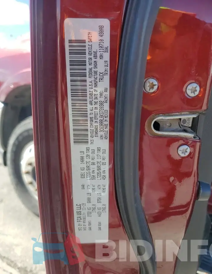 3C63RRRL6KG720302 Photo# 12