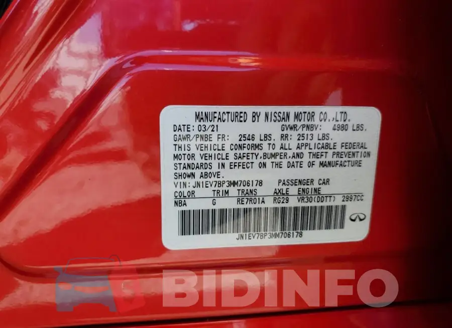 JN1EV7BP3MM706178 Photo# 12