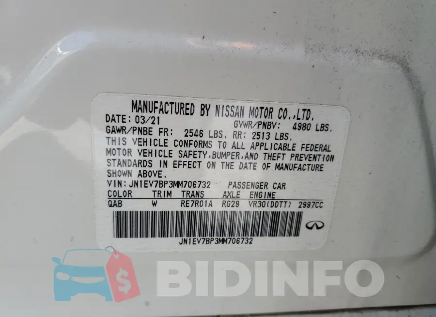 JN1EV7BP3MM706732 Photo# 12