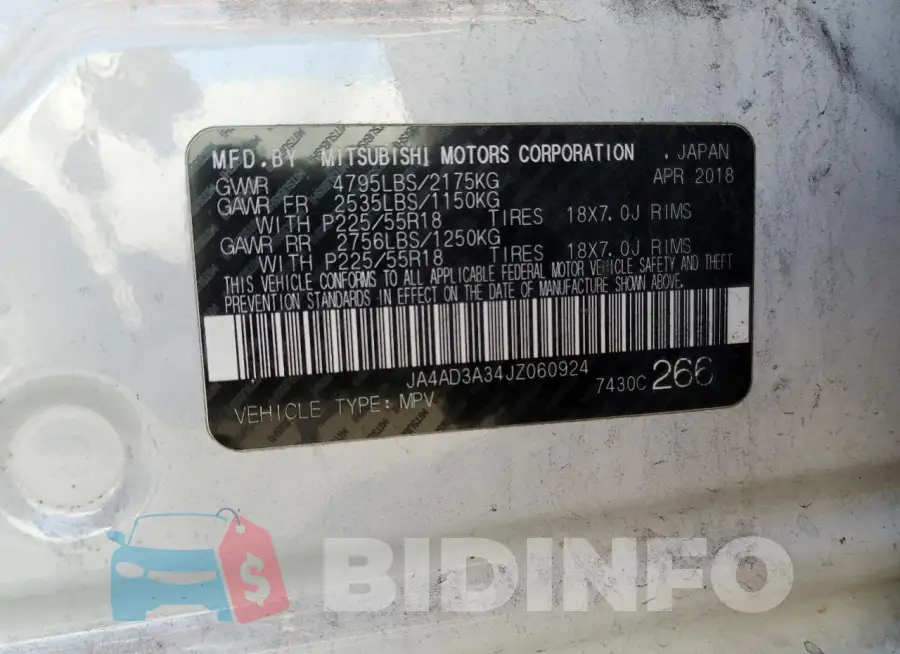 JA4AD3A34JZ060924 Photo# 13