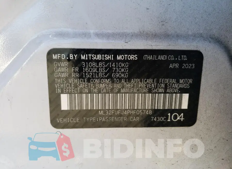 ML32FUFJ4PHF05748 Photo# 12