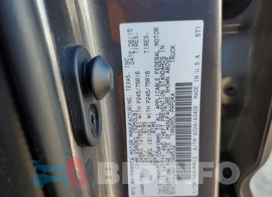 5TFJX4GN6FX048532 Photo# 12