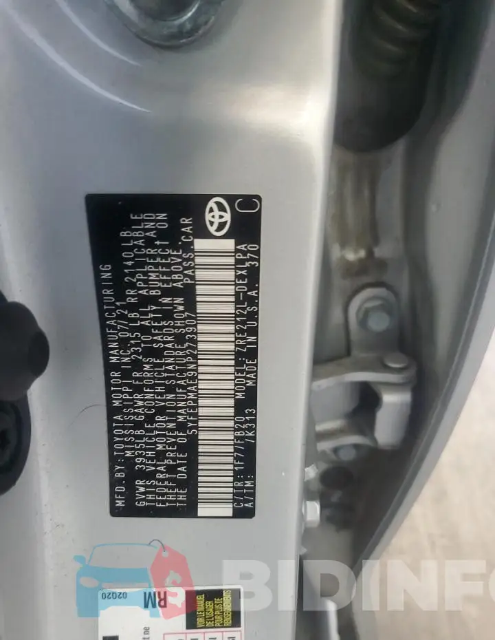 5YFEPMAE9NP273907 Photo# 12