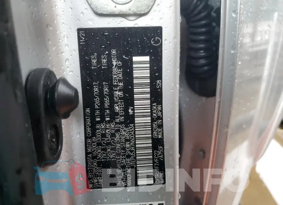 JTEPU5JR7N6004334 Photo# 13