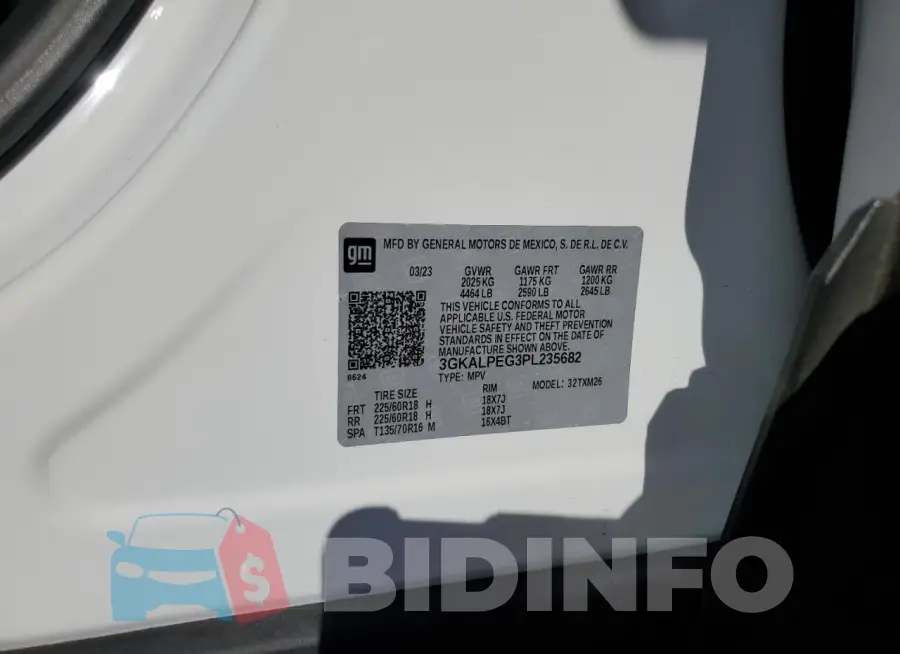 3GKALPEG3PL235682 Photo# 12