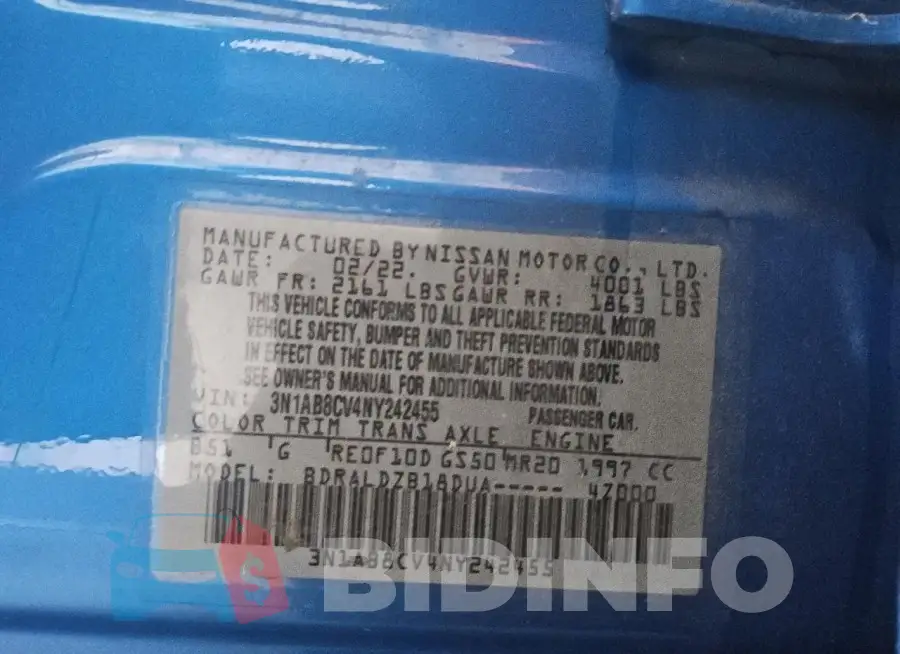 3N1AB8CV4NY242455 Photo# 12