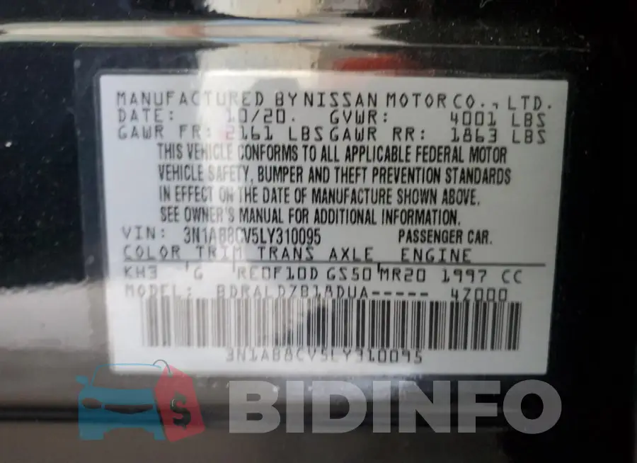 3N1AB8CV5LY310095 Photo# 13