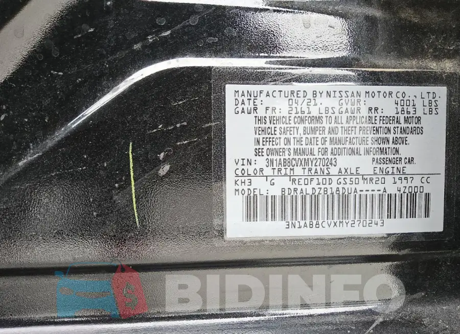 3N1AB8CVXMY270243 Photo# 12