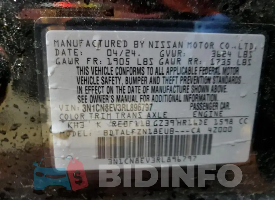 3N1CN8EV3RL896797 Photo# 12