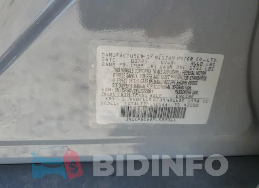 3N1CP5CV2PL522061 Photo# 13