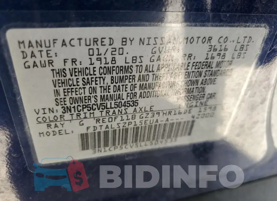 3N1CP5CV5LL504535 Photo# 12